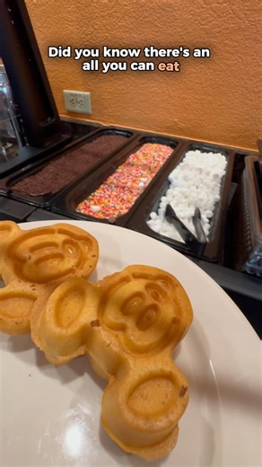 1.2M views · 31K reactions | Yes, you heard it right. A #MickeyWaffle buffet for less than $14. Available at the Boardwalk Buffet at @rosenlbv, this breakfast offering is easy, clean and most importantly, tasty. No reservations required, even for those not staying at the hotel. Anyone can enjoy some #DisneyFood for a magical meal to start the day. #Rosen #DisneyBreakfast | EYNTK Travel | Facebook