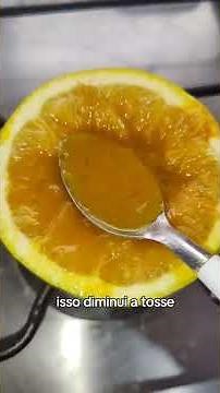 ✅Como aliviar a tosse da criança com laranja, sal, cúrcuma e mel?