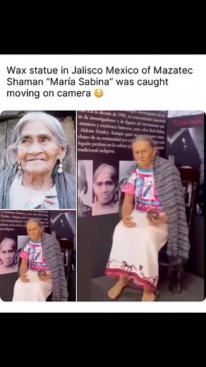 THOUGHTS ⁉️ - #MaríaSabina was a Mazatec curandera shaman from Oaxaca, Mexico, who became internationally known for her use of psil-cybin mushrooms in healing ceremonies. While she didn't create art exhibitions herself, her life and legacy have inspired several exhibitions and artistic projects. Many 1960s celebrities, including Bob Dylan, John Lennon, and Keith Richards, were rumored to have visited Maria Sabina, but these claims cannot be substantiated as no photographic evidence or written re