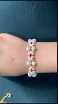 This bracelet hack takes literally 2 minutes | pearl bracelet #DIY #trending #easy