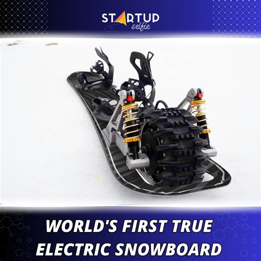 294K views · 2.2K reactions | Glide with gravity-defying power on this electric snowboard. | Startup Selfie | Facebook