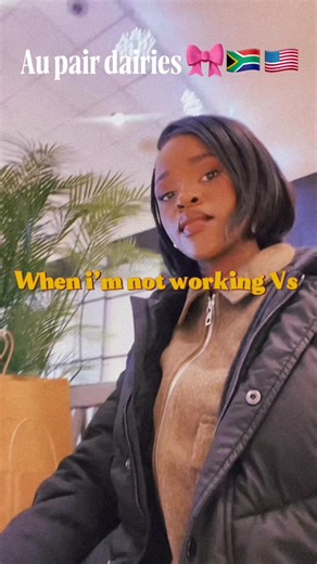 Me when I'm off duty ✨💅🏾 vs. me when I'm on duty 🤪🧸. One thing about being an au pair... you'll find yourself becoming a child again. From looking cute and put together on my days off to spending my workdays playing, imagining, laughing, and seeing the world through little eyes. 🫶🏾 It's such a beautiful experience, and honestly, it feels like I'm reliving parts of my childhood all over again. Behind the scenes of being an au pair is so much more than childcare—it's growth, joy, memories, a