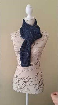 Easy Beginner Keyhole Scarf! #knitting #beginner #easy #scarf #tutorial