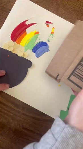 St. Patrick’s Day Rainbow Craft