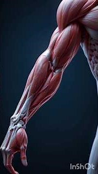3D Cinematic View of Biceps & Triceps Contraction | Ultra-Realistic Anatomy Animation#3DAnatomy