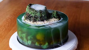 42K views · 16 reactions | I Tried To Make A Volcano Jelly Island Cake Check out kitchenjournal_bykalpana on instagram or facebook for more of her cool cakes" https://www.instagram.com/kitchenjournal_bykalpana/?hl=en https://www.facebook.com/customcakesbykalpana | BuzzFeed Food | Facebook