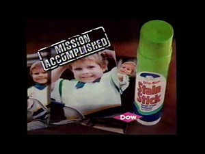 1990 Spray & Wash Stain Stick "Mission Accomplished" TV Commercial