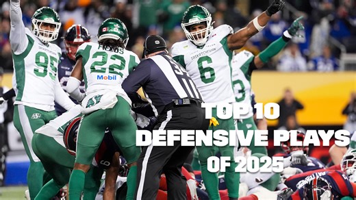 Top 10 DEFENSIVE PLAYS of 2025 - CFL.ca