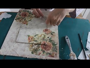 Cuadro con diferentes técnicas decorativas (I) - Decorative Techniques on a Picture