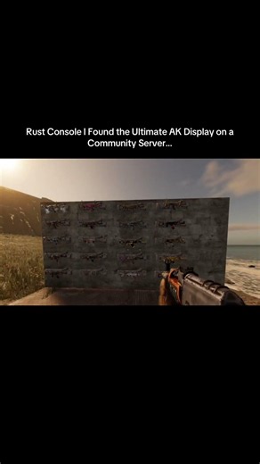 Rust Console I Found the Ultimate AK Display on a Community Server…#shorts #rust #rustconsole