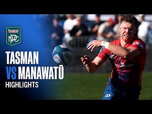 RD 2 HIGHLIGHTS | Tasman v Manawatū (Bunnings NPC 2025)