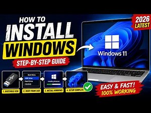 🔥 How to Install Windows 10 & Windows 11 on Any PC | Complete USB Installation Guide (2026)