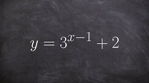 How to graph an exponential equation with a table of values