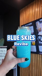 Blue skies in a cup 💙☁️ The Blue Skies ReVibe is bright, refreshing, and energizing made with blue raspberry and coconut for a light, crisp sip that just hits. Available iced or blended ✨ 📍 Find us in IL • WI • OH • TN • TX • FL #CandyCloud #EnergyDrinks #CoffeeShop #CandyCloudInside | Candy Cloud