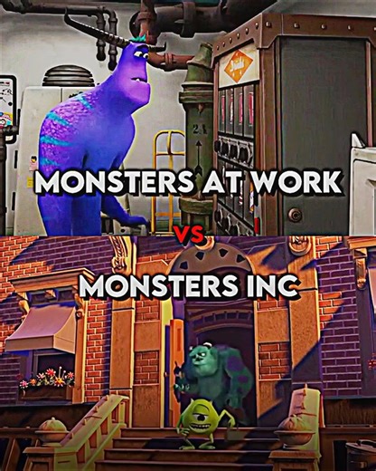 Monsters at Work vs Monsters Inc: Val Little vs Human Menko Battle