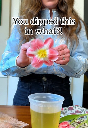 Preserve Spring Flowers with Wax Dipping