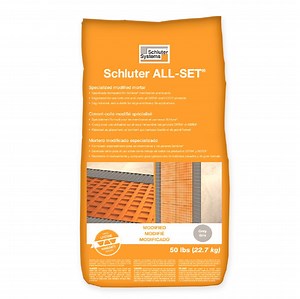 Schluter ALL-SET Modified Thin-set Mortar - Gray (50 lb.) | ShagTools