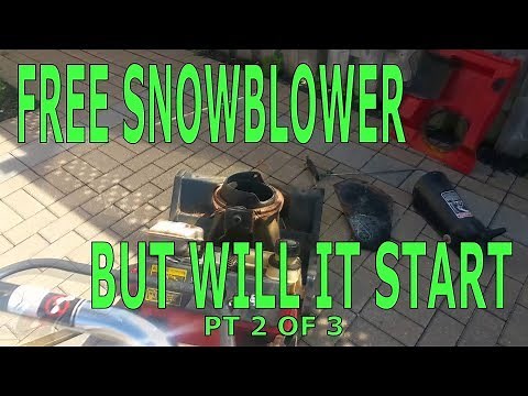 Toro CCR2000 Snowblower Repair - Cleaning The Carb - Pt 2 of 3.