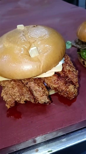 3 different types of burgers
