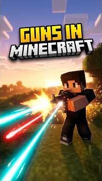 This MOD adds guns in Minecraft !!!