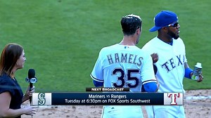 8.6K views · 201 reactions | #RangersWIN! Cole Hamels records a win on #OpeningDay for Texas Rangers and Elvis Andrus helps him celebrate with some shaving cream. #GoRangers #NeverEverQuit. | FanDuel Sports Network Southwest | Facebook