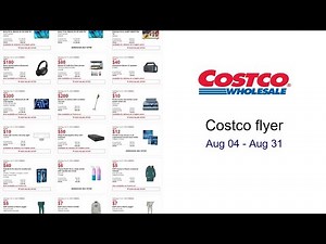 Costco flyer Aug 04 - Aug 31