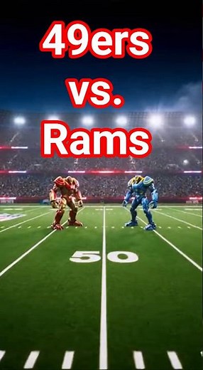 49ers Robot DESTROYS Rams Robot 🤖🏈 Epic NFC West Battle