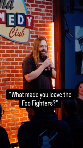 This is what I get for taking questions at my show :) #comedy #standup #davegrohl