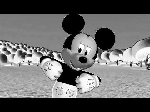 Mickey Mouse Clubhouse Theme Song in Black And White Chorded {DON'T BLOCK OR TAKE THIS VIDEO DOWN}