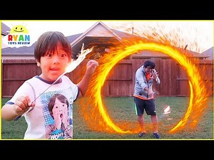 4th of July Fireworks Family Fun Celebration with Ryan!!!! - Videos For Kids