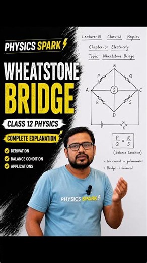 #Wheatstone Bridge Class 12 Physics | Full Explanation + Derivation + Numericals