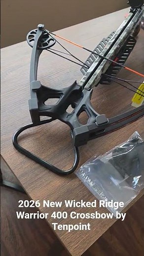 2026 New Wicked Ridge Warrior 400 crossbow unboxed.
