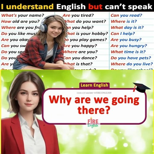 Daily English Speaking Practice Lessons | Improve Your English Conversation Skills 🌟 n this video, you will practice English listening, learn useful vocabulary and expressions, and improve your speaking skills. 🎧🗣️ You will also practice pronunciation with our shadowing exercise at the end. Watch this video many times to remember the new words and speak English more confidently! 💪 #englishpractice #englishspeaking #spokenenglish #spokenwordschallenge #speaking #speakingenglish #speakingclass