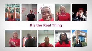 This holiday season make sure you take time to say “thank you” to the people who’ve been there for you this year. Thank you to our teammates for this sweet video. It’s the real thing! | Coca-Cola Consolidated