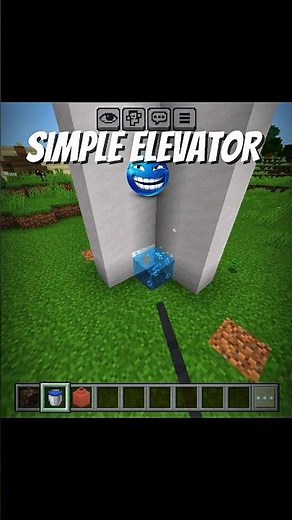 Easiest Minecraft Elevator You’ll Ever Build 😱 #minecraft