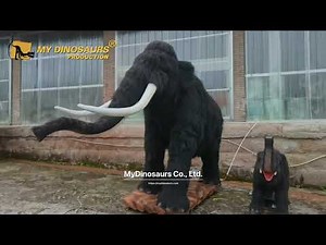 Ice Age Extinct Animal | Animatronic Mammoth Family