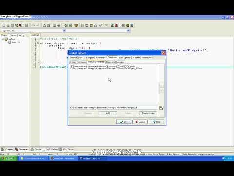 Set Up wxWidgets Environment in DevCPP!