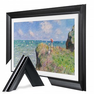 Modern Black TV Frame, Fits All TV Brands, Customizable - Etsy