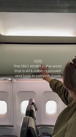 When the Silver Cross Nia fold is really that smooth 👏 #SilverCrossNia #UnfoldFreedom #Airport #TravelPram #FlyingWithABaby