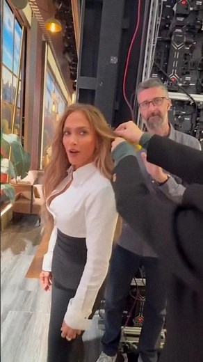 Jennifer Lopez Backstage Energy at The View! - Jlo Pre-Show Moments #jlo #shorts