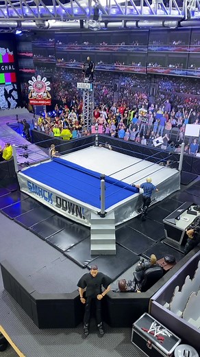 Arena Switch 🔁🤩 New Stage Reveal #wrestlingmaniacs #wwearenasetup #wwefigurearena
