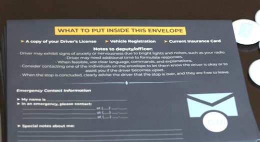 Mount Pleasant launches 'blue envelope' program to create safer interactions with police