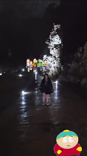 Cartman se va de las Grutas, Adiosito Hippies! #grutasdecacahuamilpa #grutas #hippies #southpark con @huemacbf quien me acompaño en esta aventura de caminar casi 4.5 millas. 😫 | Patricia Azan