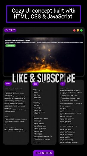 CPChallenge: Cozy Winter UI ❄️✨#WinterUI #HTMLCSS #JavaScriptProjects