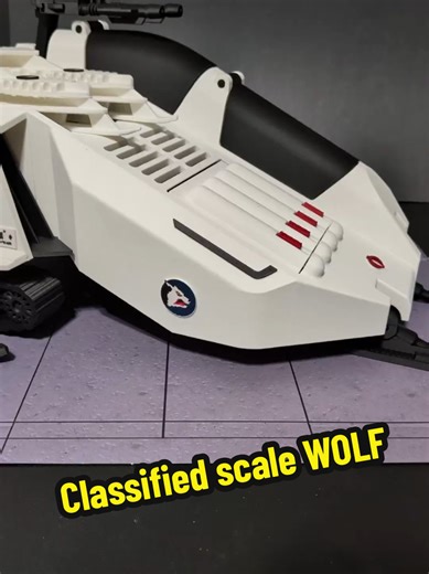 3D printed G.I. Joe Classified scale Cobra WOLF #gijoeclassified #cobrawolf
