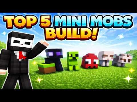 Minecraft Tutorial | Mini Mob Figures (Mini Statues)