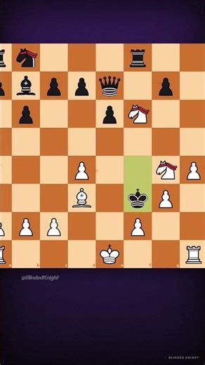 BRUTAL King Hunt with a QUEEN Sacrifice! | Funny Chess 👑☠️ #chess #shorts #meme #funny #chesscom