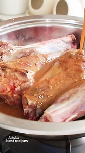 There's nothing like a juicy, slow-cooked bowl of lamb shanks. You can use your slow cooker to make these lamb shanks or brown them in a pan and cook, covered, for 4 hours. Plus the best thing is you only need four ingredients! Start now! https://bit.ly/3d99qZz | Best Recipes