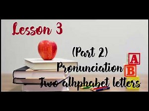 Learn French | Two alphabet letters | Pronunciation in french | Les Syllabes.