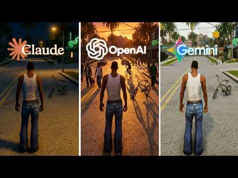 ChatGPT vs Gemini vs Claude Make GTA San Andreas From Scratch